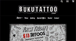 Desktop Screenshot of bukutattoos.com